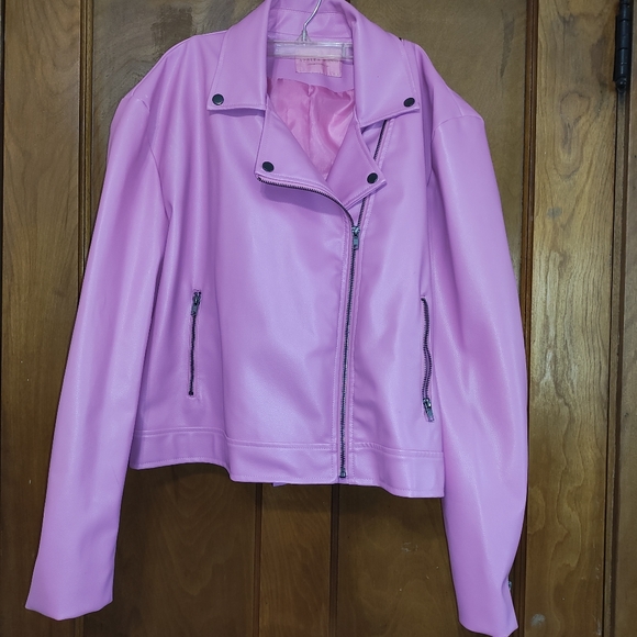 Faux Biker Coat - Picture 3 of 8